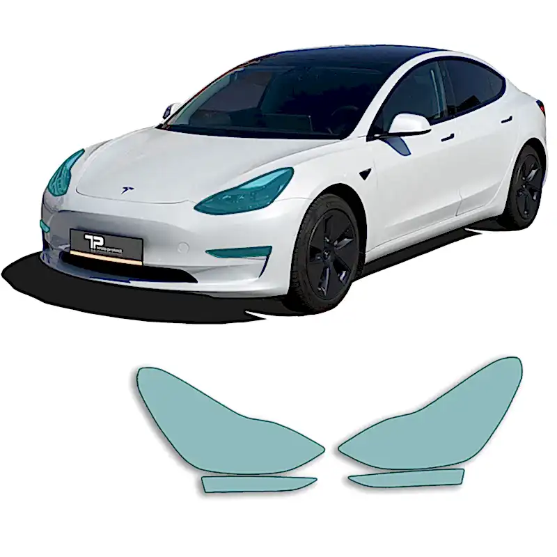 Tesla Pre-Cut PPF kesim şablonu.